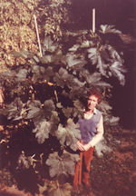 Lester Brown & his giant zucchini circa 1979