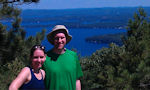 Matt & Sarah Roney at Mt. Major, New Hampshire