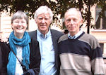 Doris and Lars Almstrom with Lester Brown